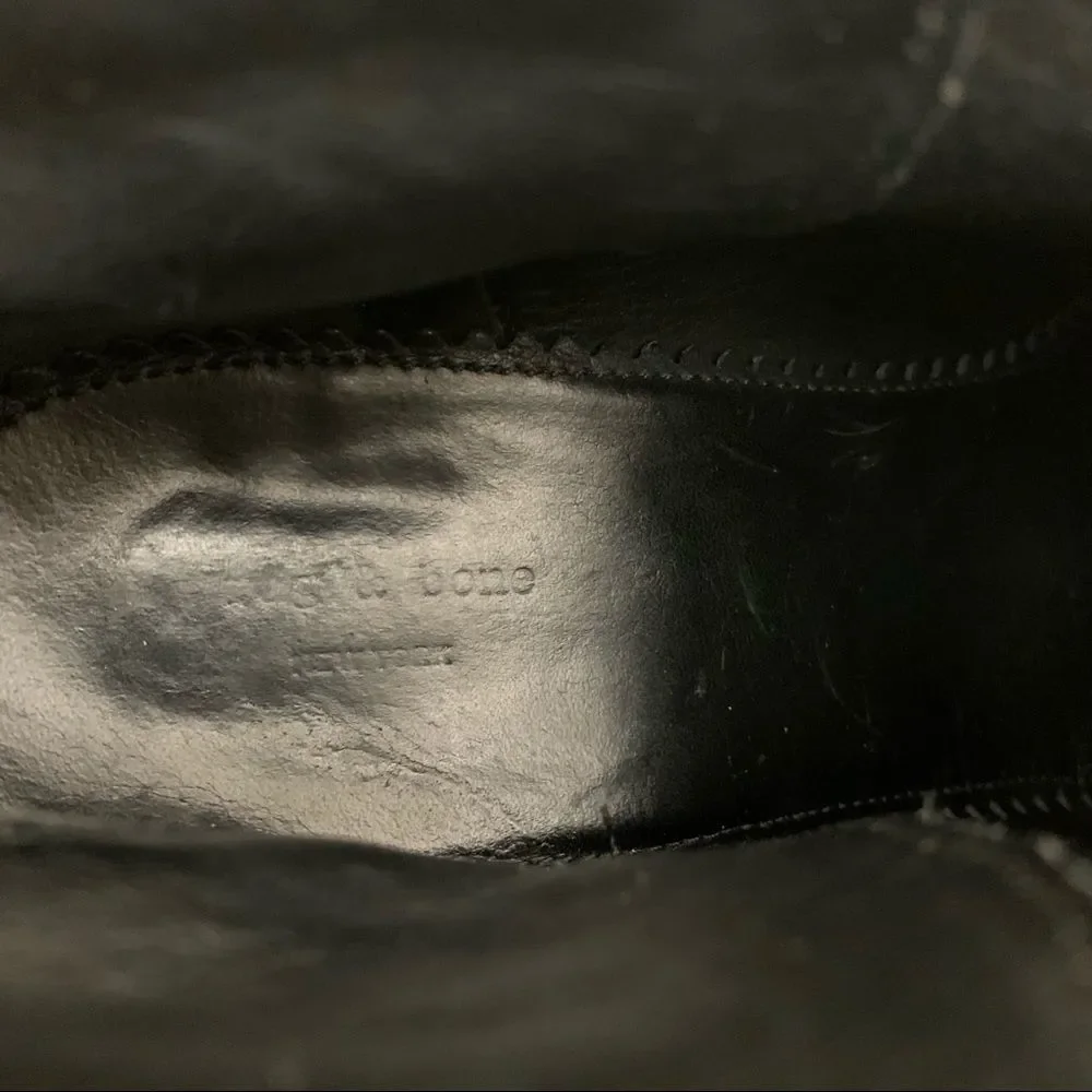 Rag & Bone Harrow Bootie - Black, Size EU 38/ US 8 - Picture 9 of 12